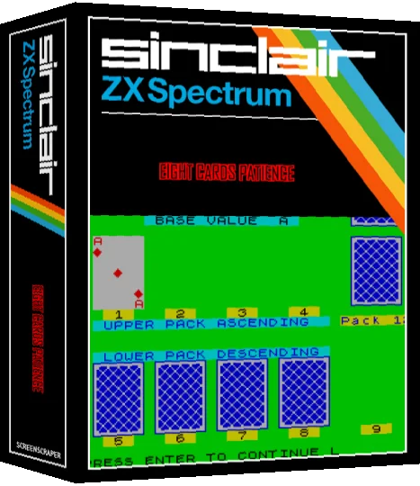 Eight Cards Patience — box-3D (SS)