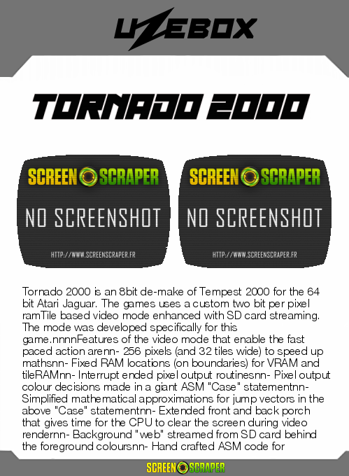 Tornado 2000 — box-2D-back (SS)
