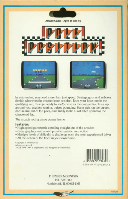 Pole Position — box-2D-back (US)
