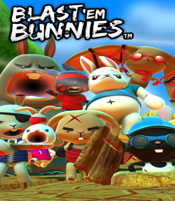 Blast 'Em Bunnies box art