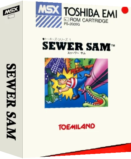 Sewer Sam — box-3D (JP)