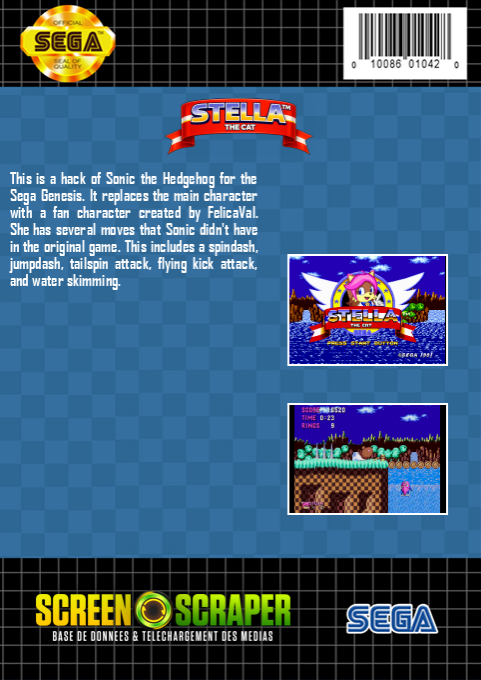 Stella The Cat — box-2D-back (SS)