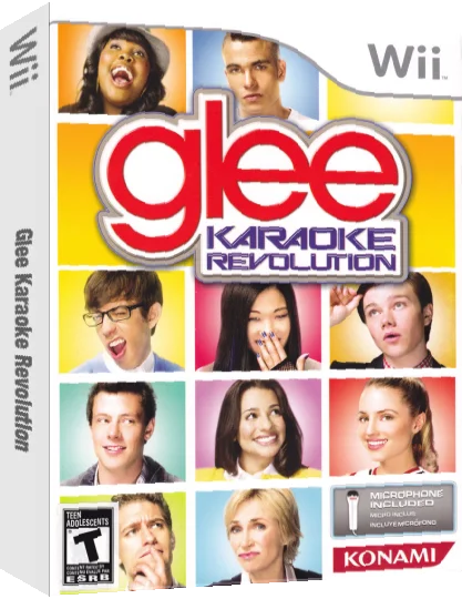 Karaoke Revolution Glee — box-3D (US)