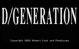 D-Generation — sstitle (WOR)