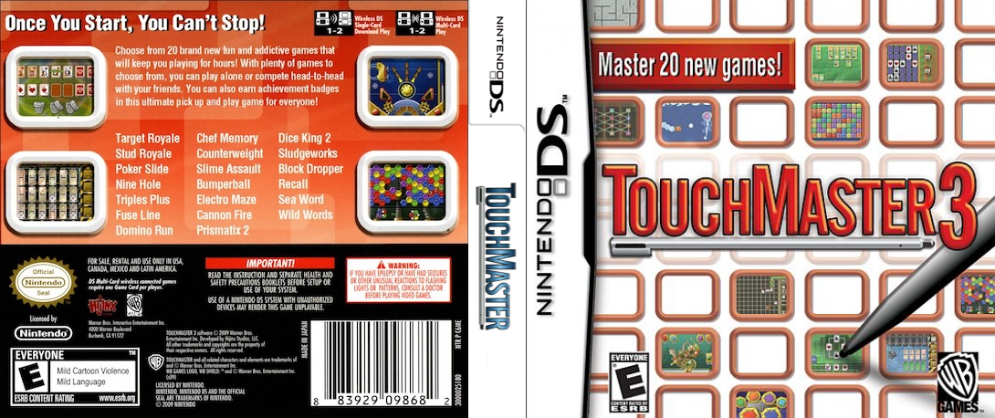 TouchMaster 3 — box-texture (US)