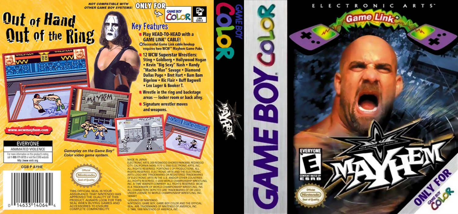 WCW Mayhem — box-texture (US)
