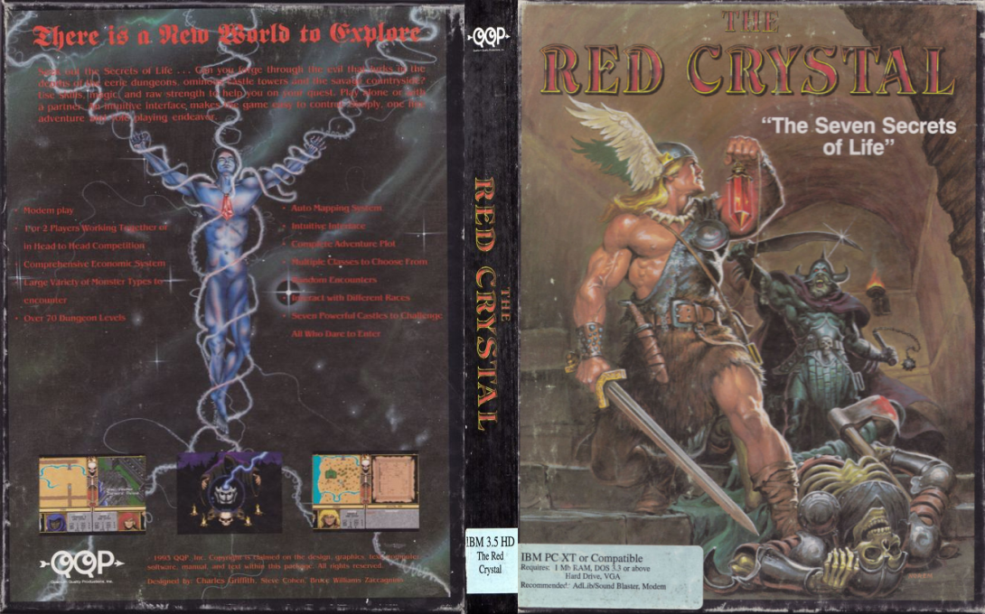 Red Crystal - The Seven Secrets Of Life, The — box-texture (US)