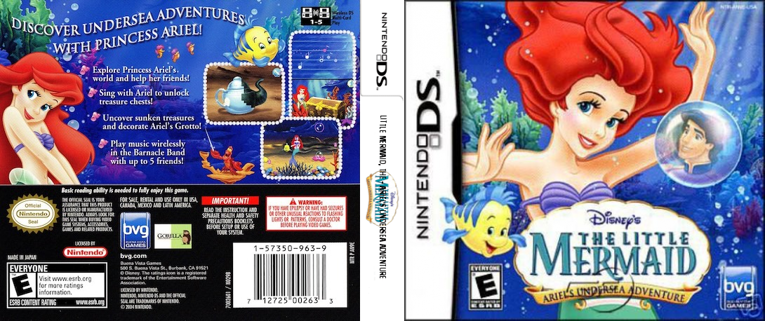 Little Mermaid, The - Ariel's Undersea Adventure — box-texture (US)