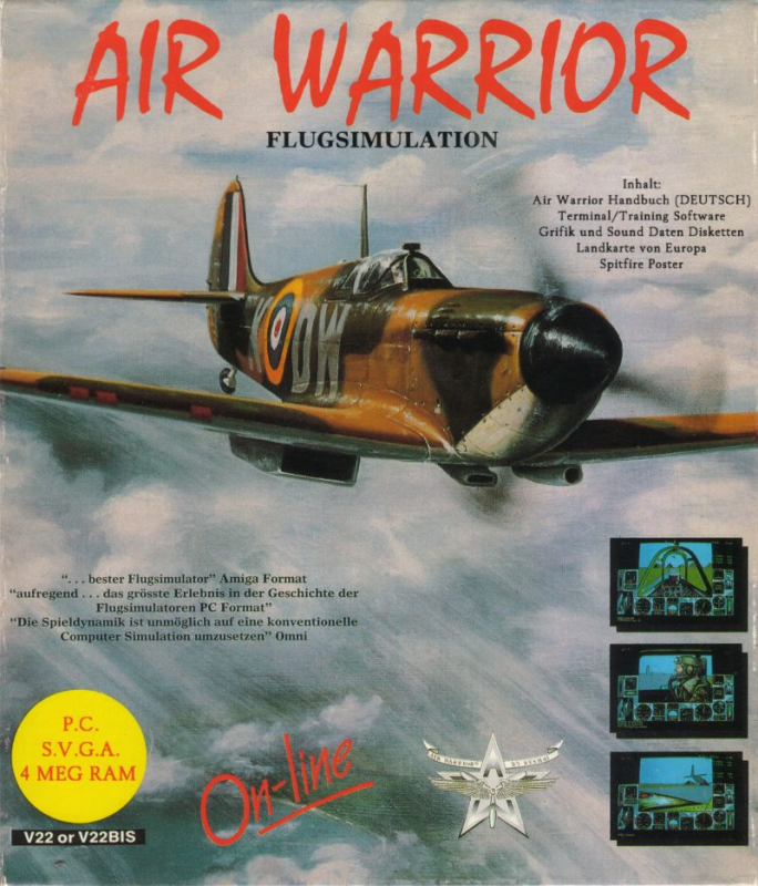 Air Warrior — box-2D (DE)