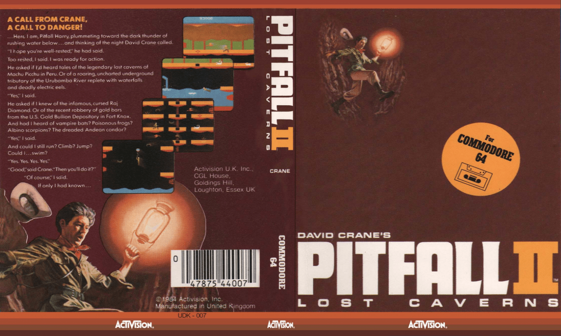 Pitfall 2 - Lost Caverns — box-texture (EU)