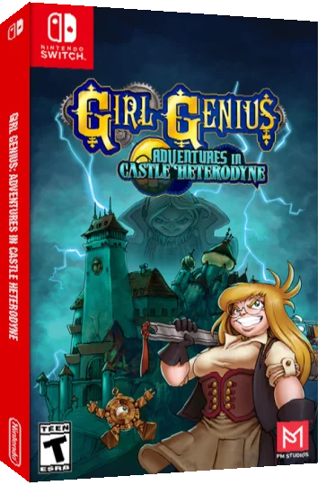 Girl Genius - Adventures in Castle Heterodyne — box-3D (US)