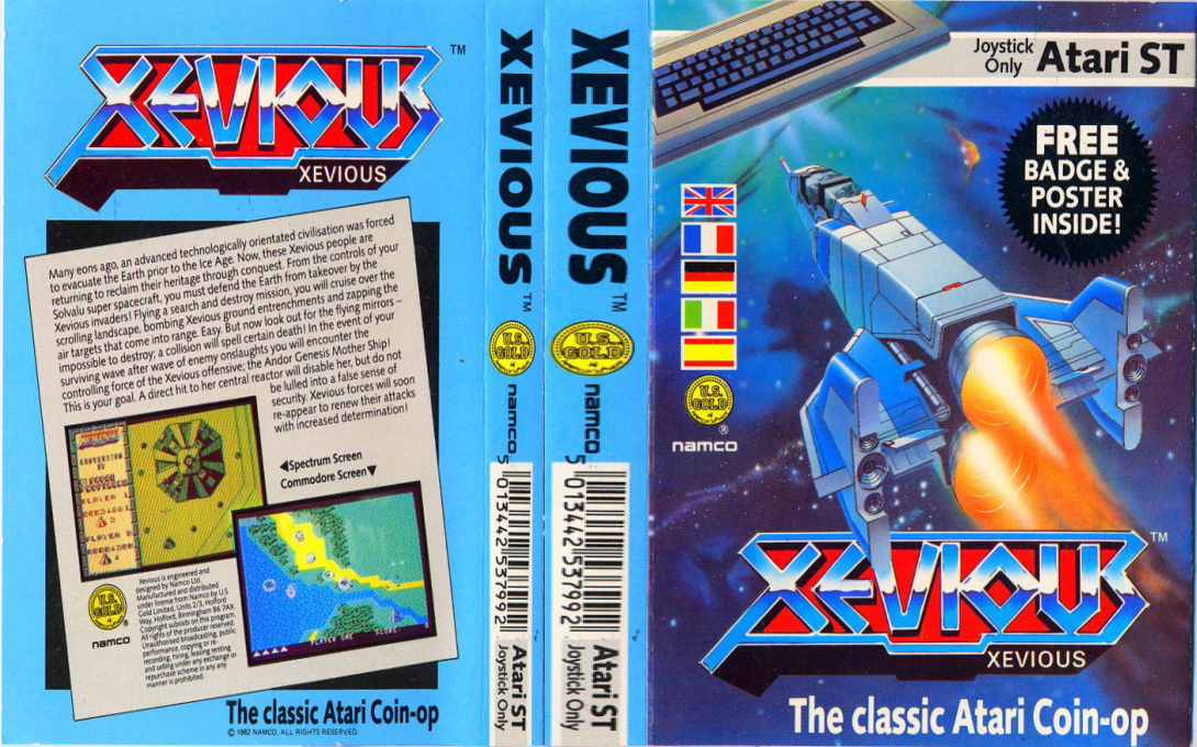 Xevious — box-texture (EU)