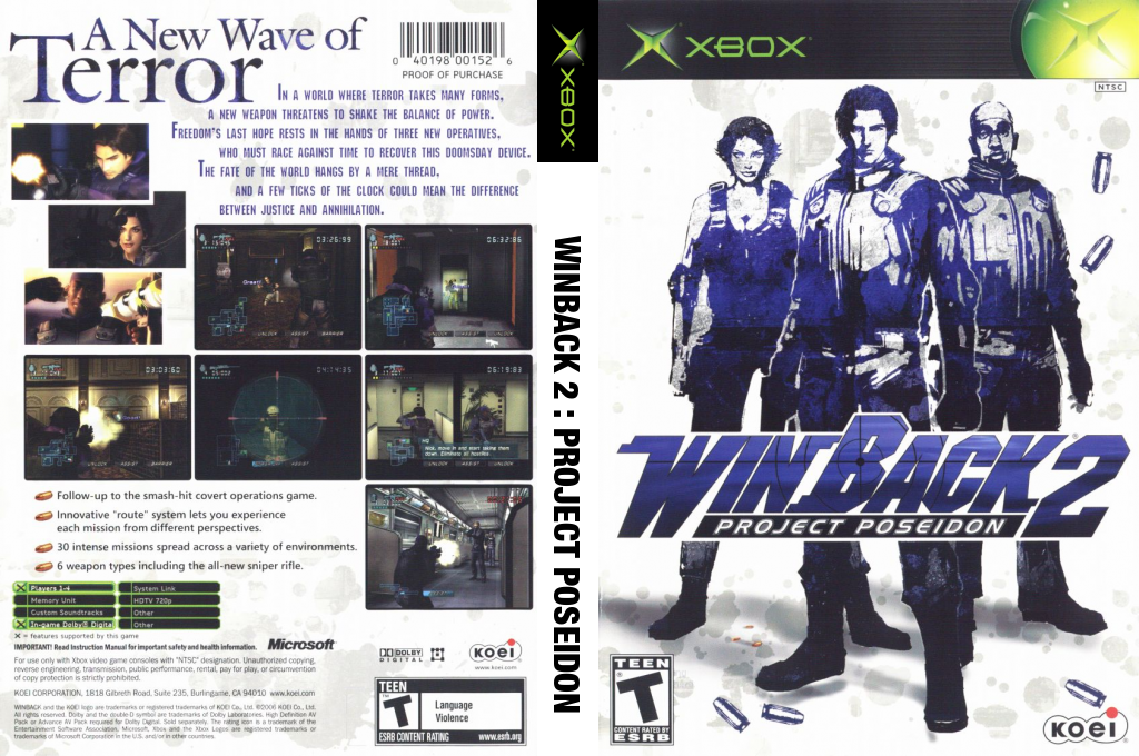 Operation WinBack 2 - Project Poseidon — box-texture (US)