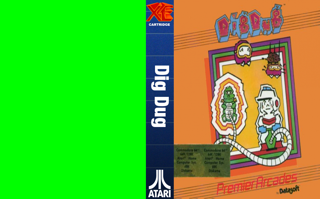 Dig Dug — box-texture (US)