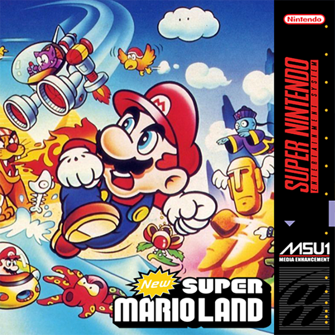 New Super Mario Land box art