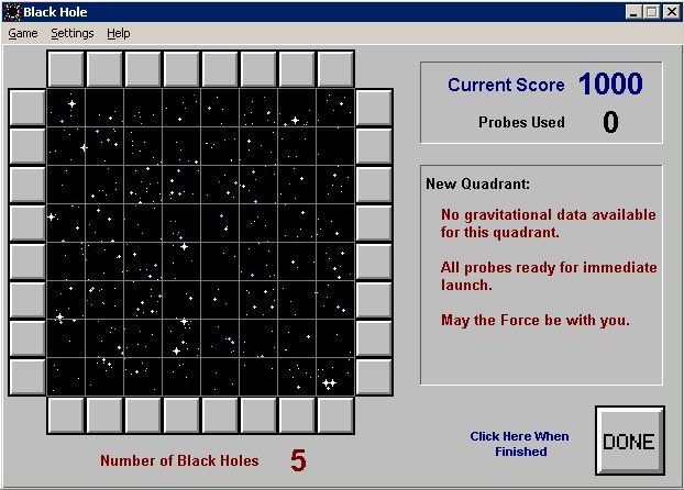Black Hole box art