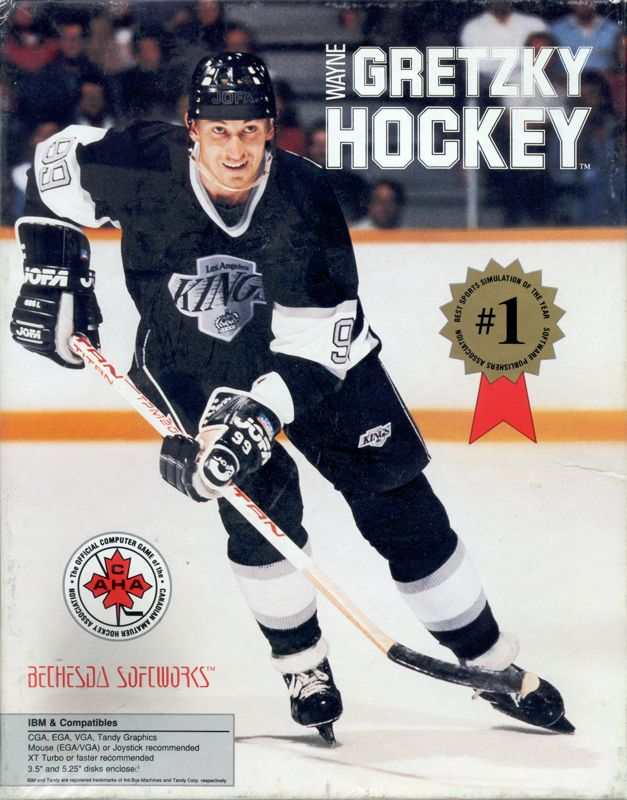 Wayne Gretzky Hockey box art