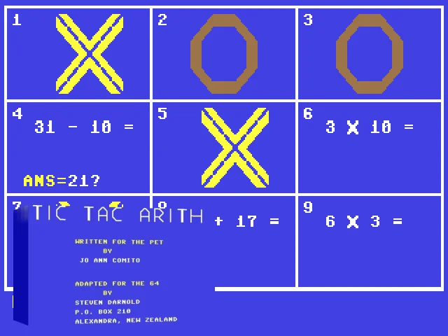 Tic Tac Arith — mixrbv2 (WOR)