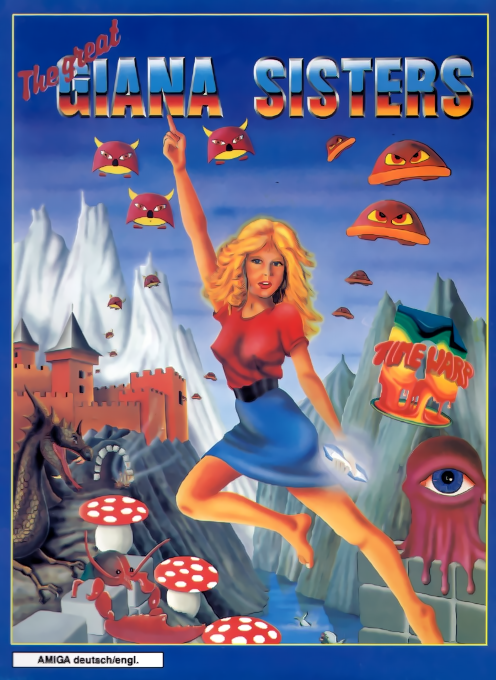 Great Giana Sisters, The box art