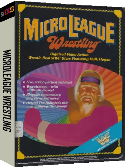 MicroLeague Wrestling — box-3D (US)