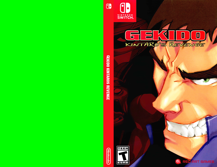 Gekido Kintaros Revenge — box-texture (US)