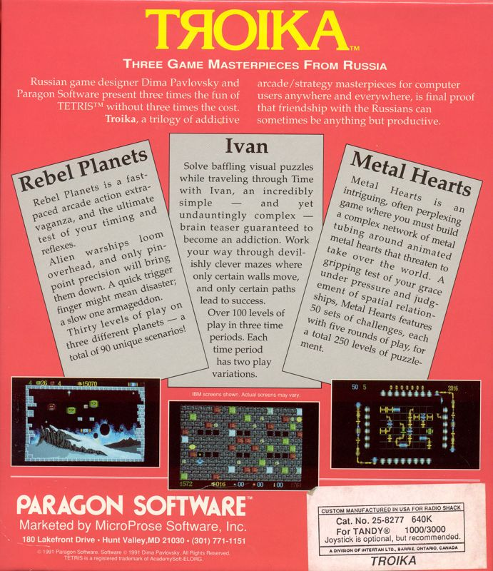 Troika — box-2D-back (US)