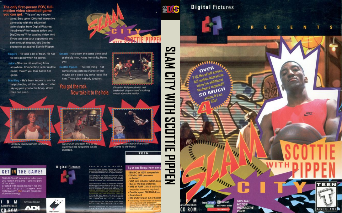 Slam City With Scottie Pippen — box-texture (US)