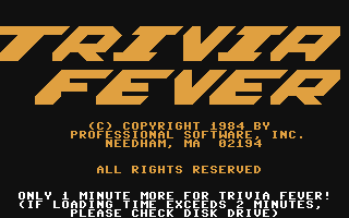 Trivia Fever — sstitle (WOR)