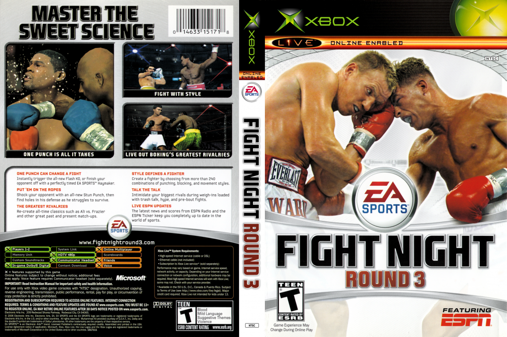 Fight Night Round 3 — box-texture (US)