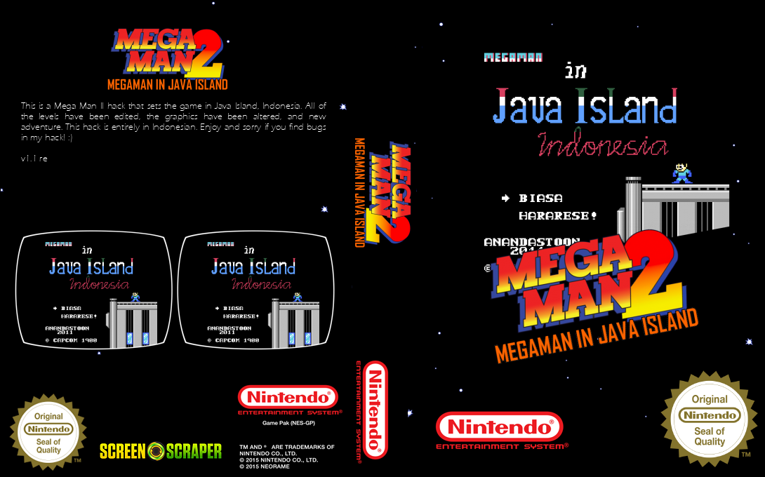 MegaMan II : MegaMan In Java Island — box-texture (SS)