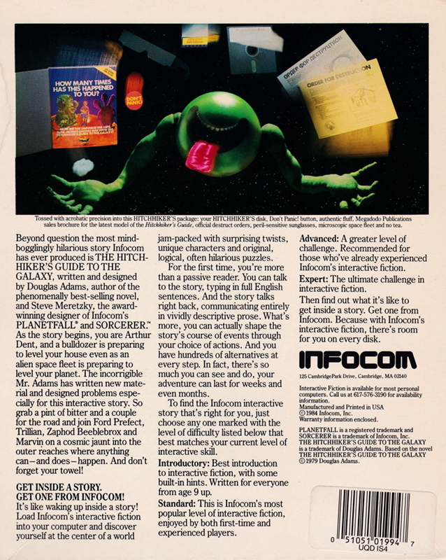 Hitchhiker's Guide To The Galaxy, The — box-2D-back (EU)