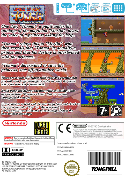 Legend Of Hero Tonma — box-2D-back (EU)
