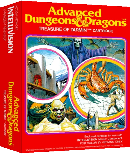 Advanced Dungeons and Dragons - Treasure of Tarmin — box-3D (WOR)