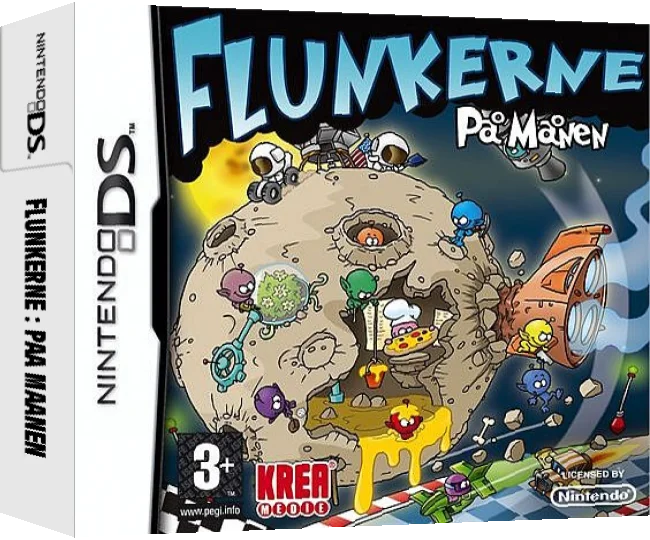 Flunkerne - Paa Maanen — box-3D (EU)
