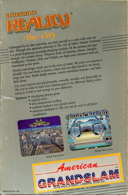 Alternate Reality - The City — box-2D-back (EU)