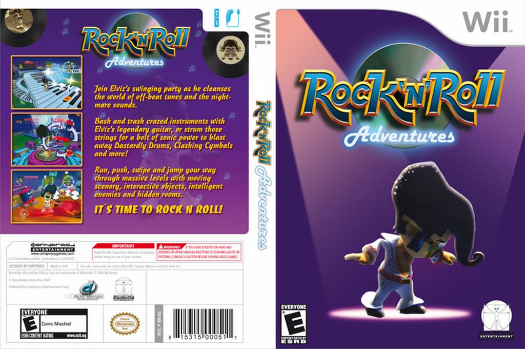 Rock'N'Roll Adventures — box-texture (US)