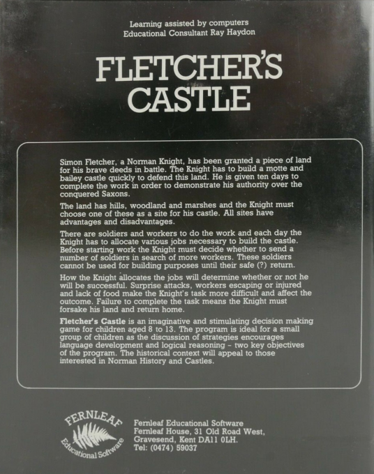 Fletcher's Castle — box-2D-back (EU)