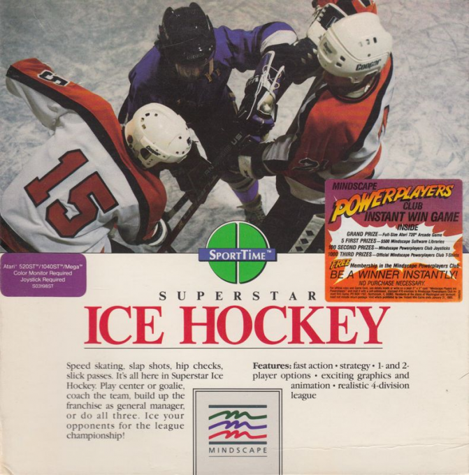 American Ice Hockey box art