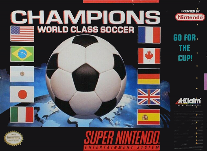 Champions World Class Soccer box art