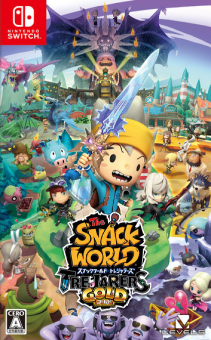 Snack World - Trejarers Gold, The box art