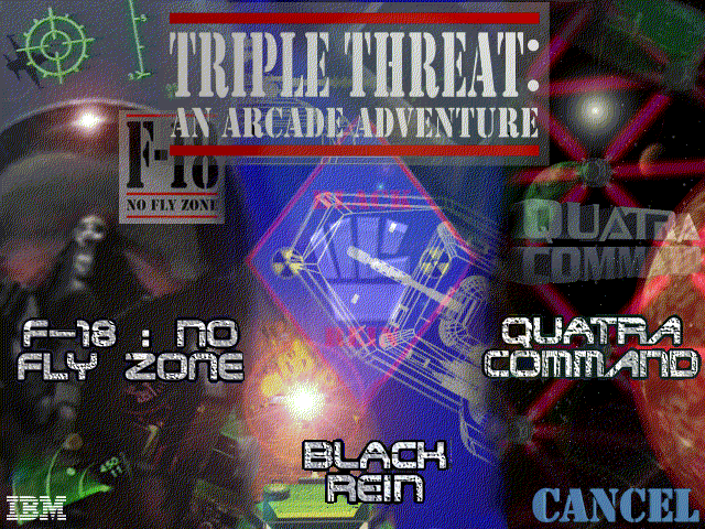 Triple Threat: An Arcade Adventure — sstitle (WOR)