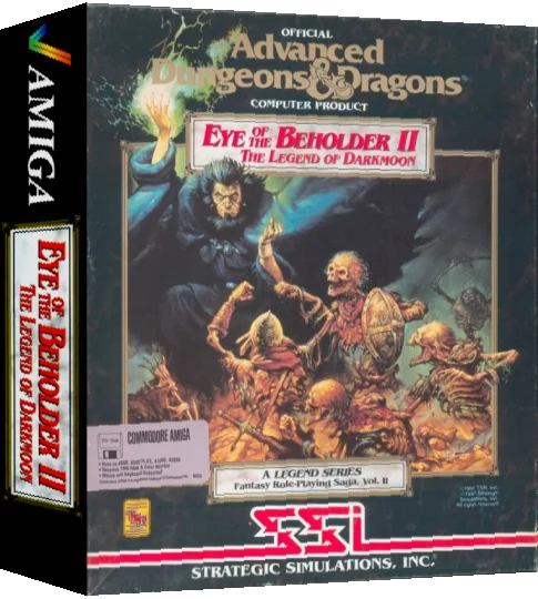 Advanced Dungeons & Dragons - Eye of the Beholder II - Legende von Darkmoon - A Legend Series Fantasy Role-Playing Saga, Vol.II — box-3D (WOR)