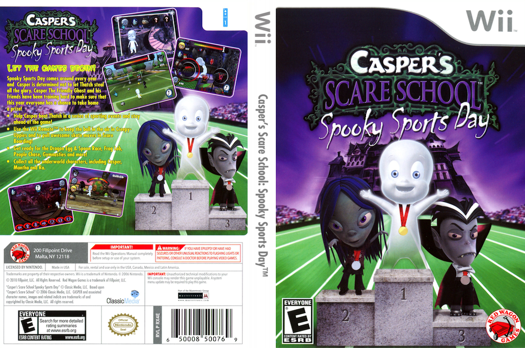 Casper's Scare School - Spooky Sports Day — box-texture (US)