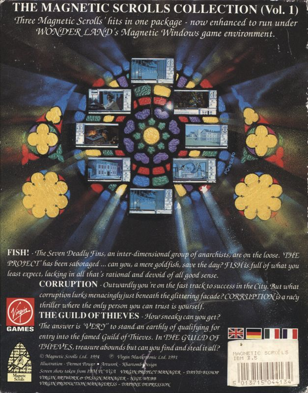 Magnetic Scrolls Collection, The — box-2D-back (EU)