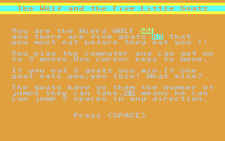 The Wolf and the Five Little Goats - Black Version — sstitle (EU)