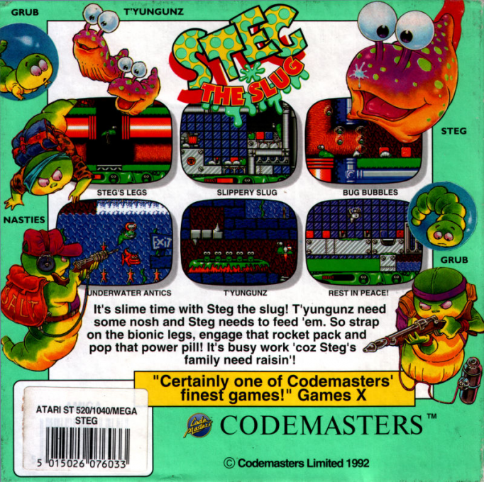 Steg The Slug — box-2D-back (EU)