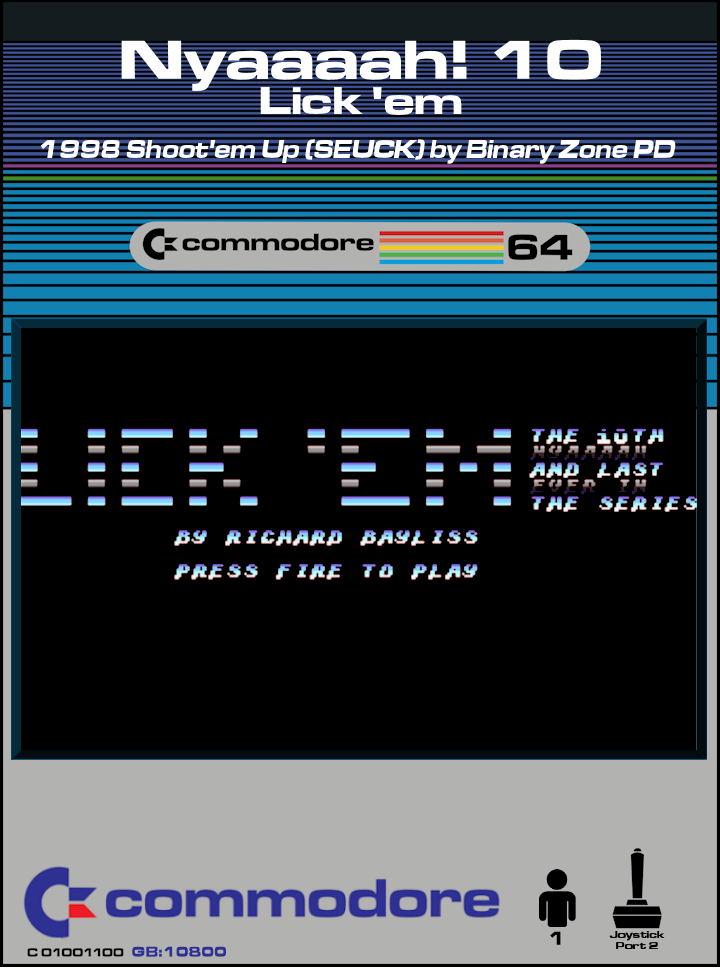 Nyaaaah! 10 - Lick 'em box art