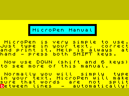 Micro Pen — ss (WOR)