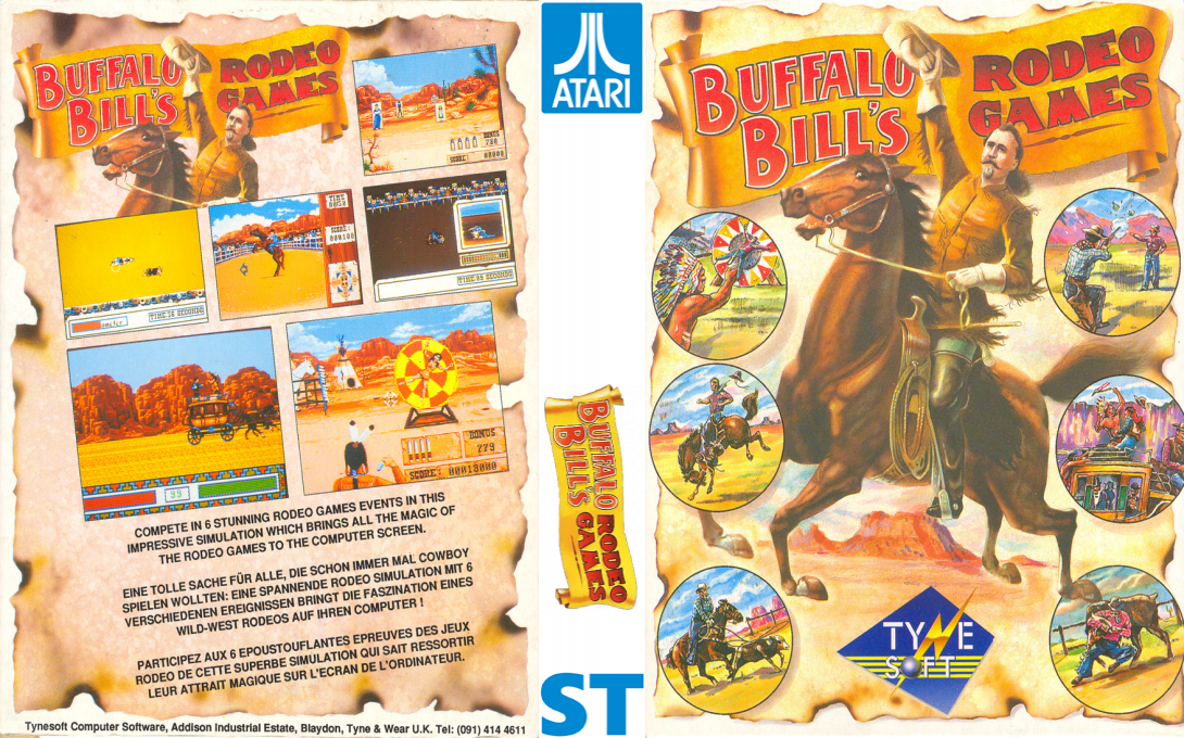Buffalo Bill's Wild West Show — box-texture (EU)