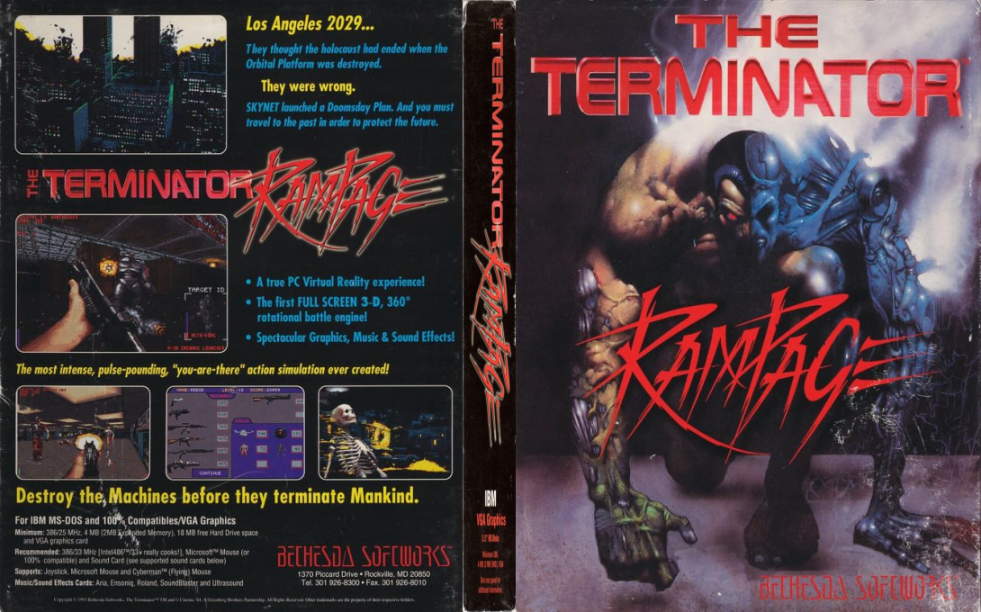 Terminator, The - Rampage — box-texture (US)